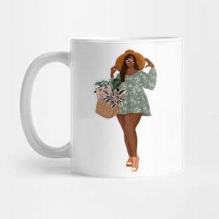 Girl Plant Shopping 3 Mug